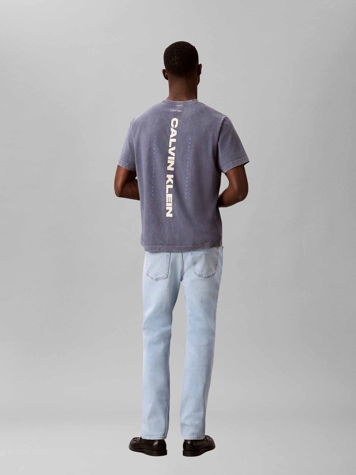 Calvin Klein CK Slim Indigo Overt, jeans da uomo denim