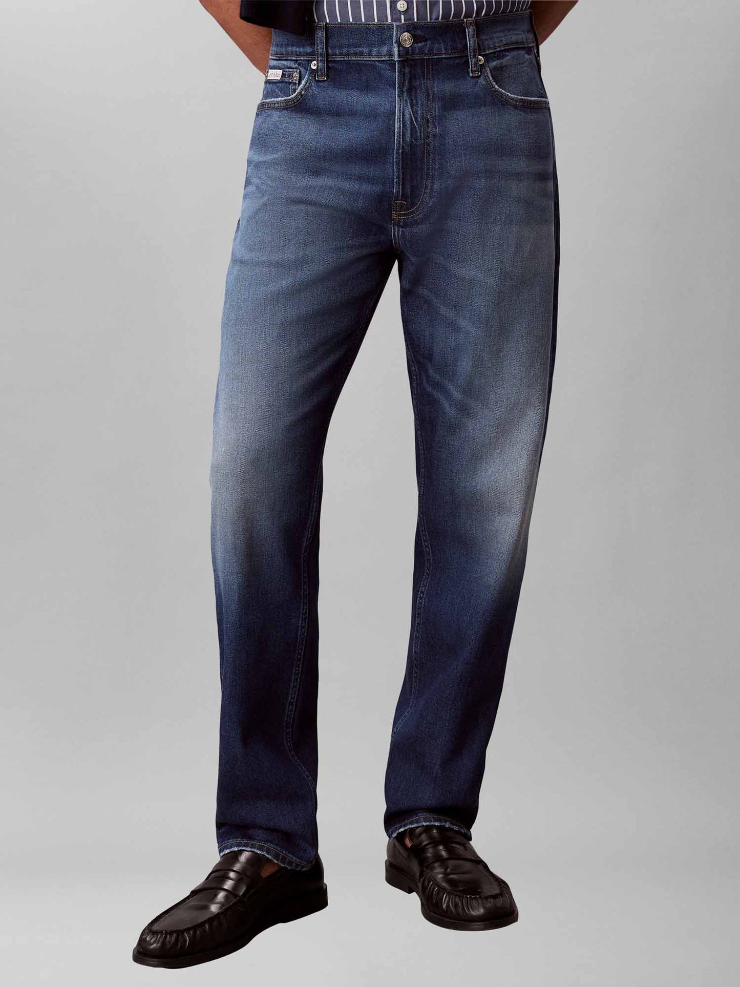 Calvin Klein Classic Taper Celtic Ocean Jean, jeans da uomo denim