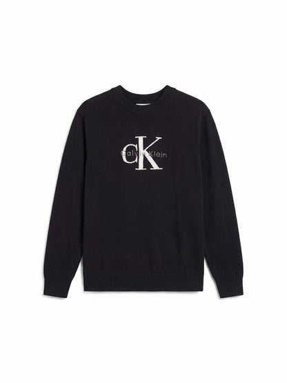 Calvin Klein Ck Classic Crew, maglia da uomo nera