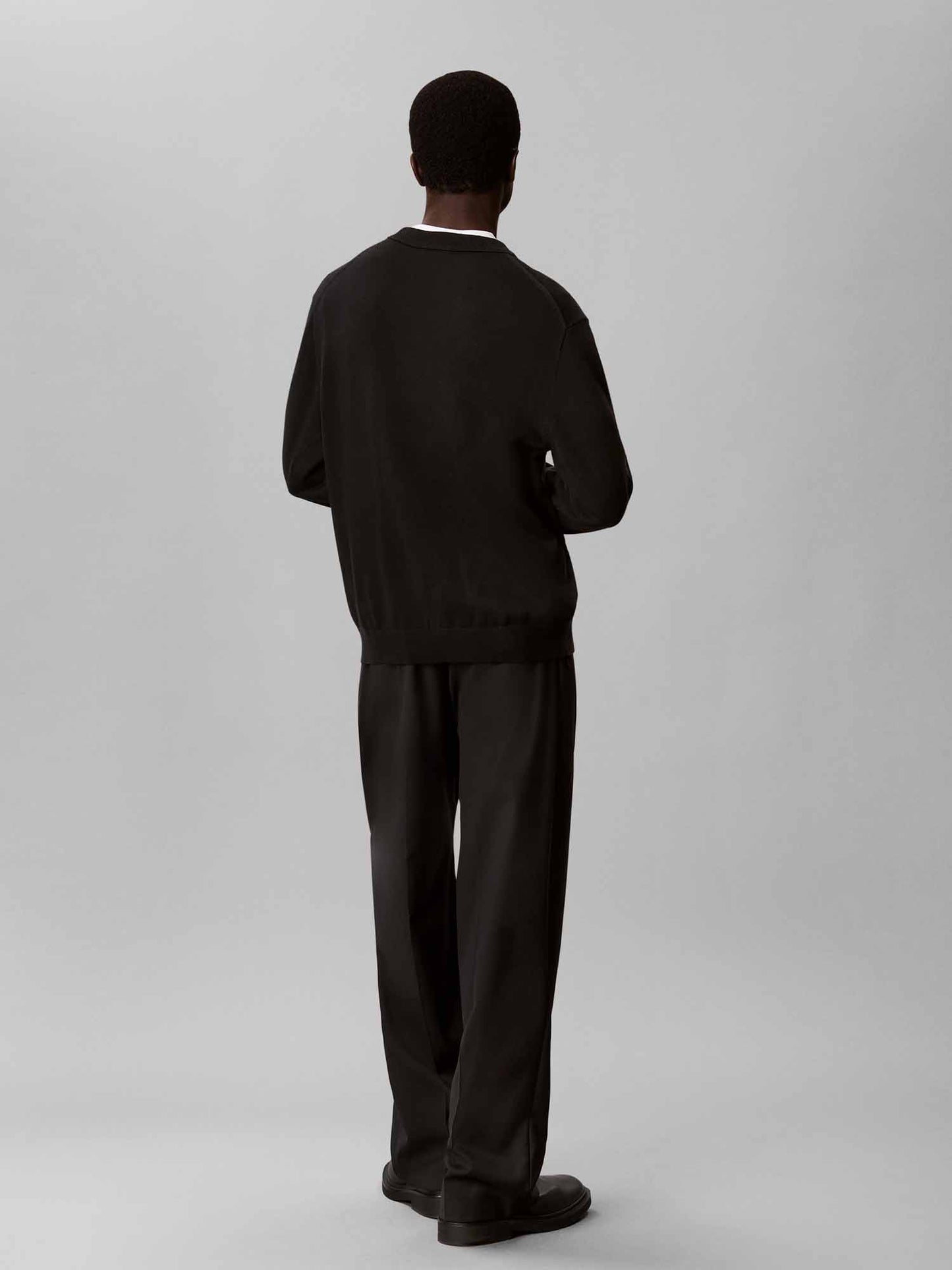 Calvin Klein CK Classic Crew, maglia da uomo nera