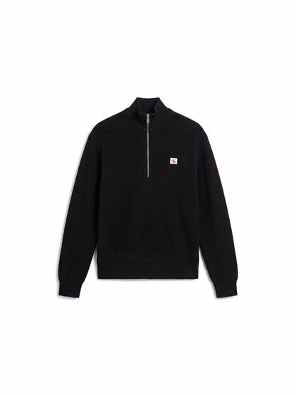 Calvin Klein Classic Waffle Zi, maglia da uomo nera