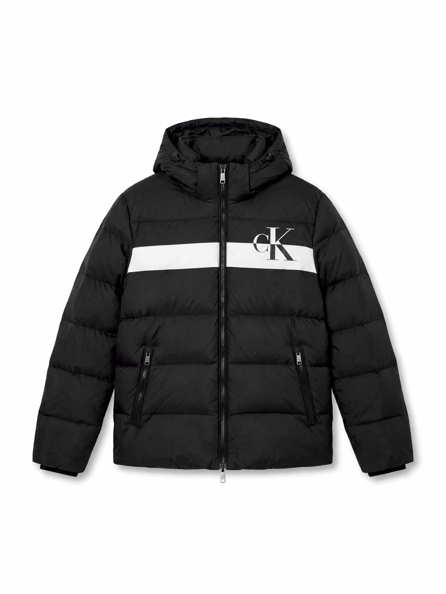 Calvin Klein Ck Nylon Colorblock, giubbotti da uomo nero