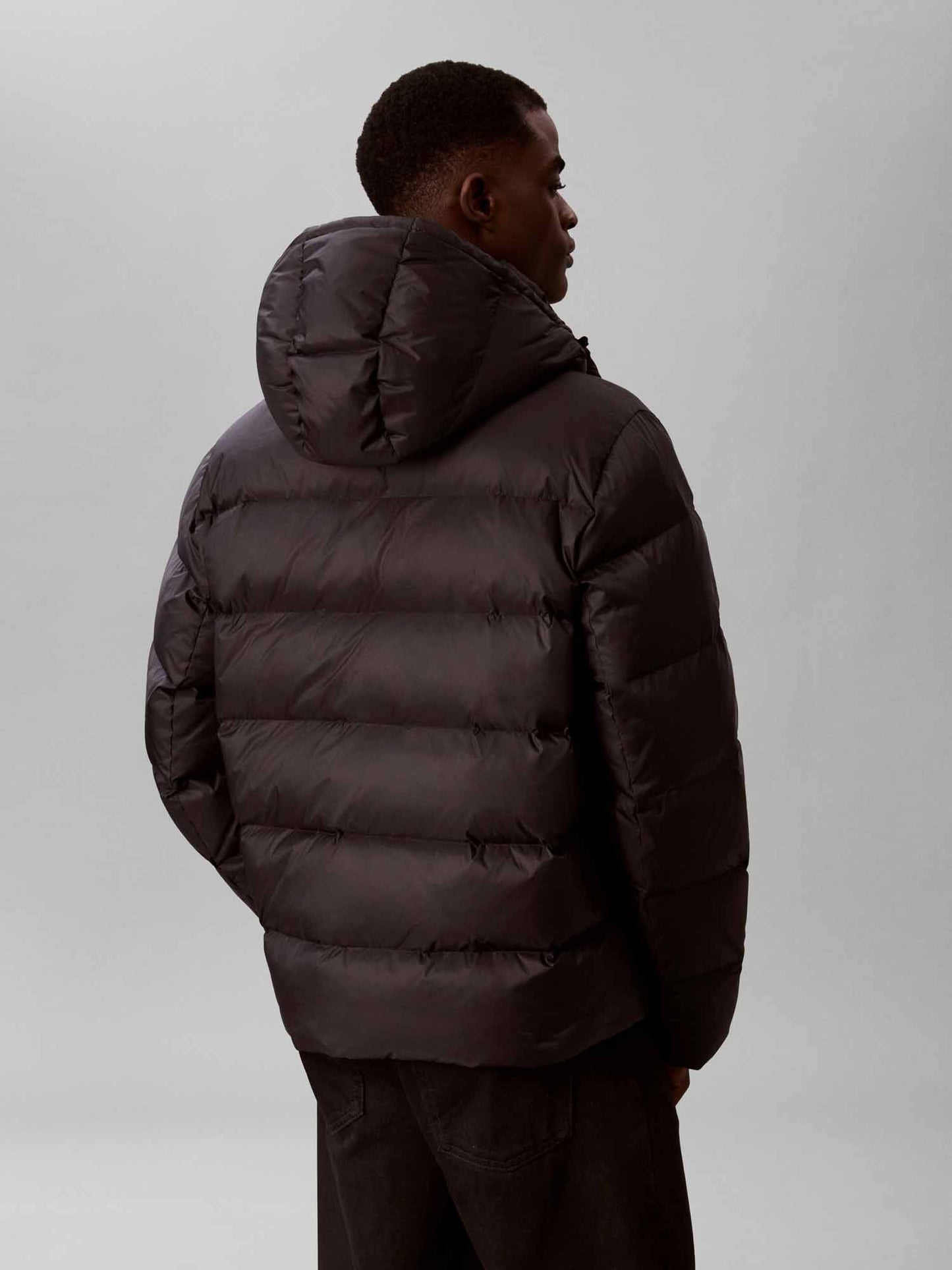 Calvin Klein Ck Nylon Colorblock, giubbotti da uomo nero