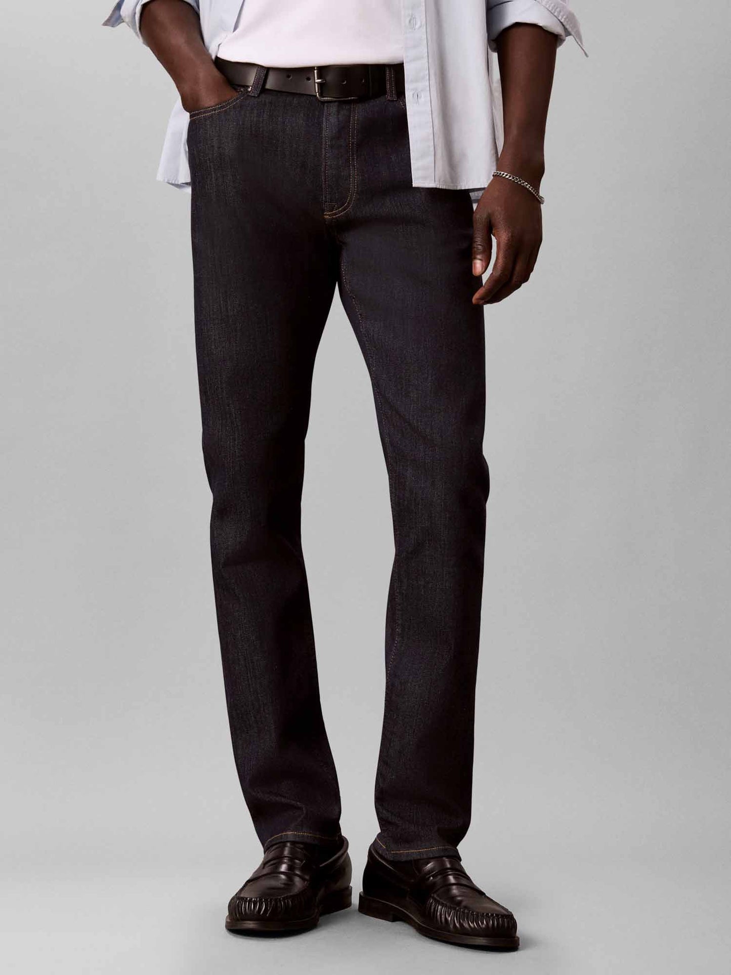 Calvin Klein CK Forever Indigo, jeans da uomo denim