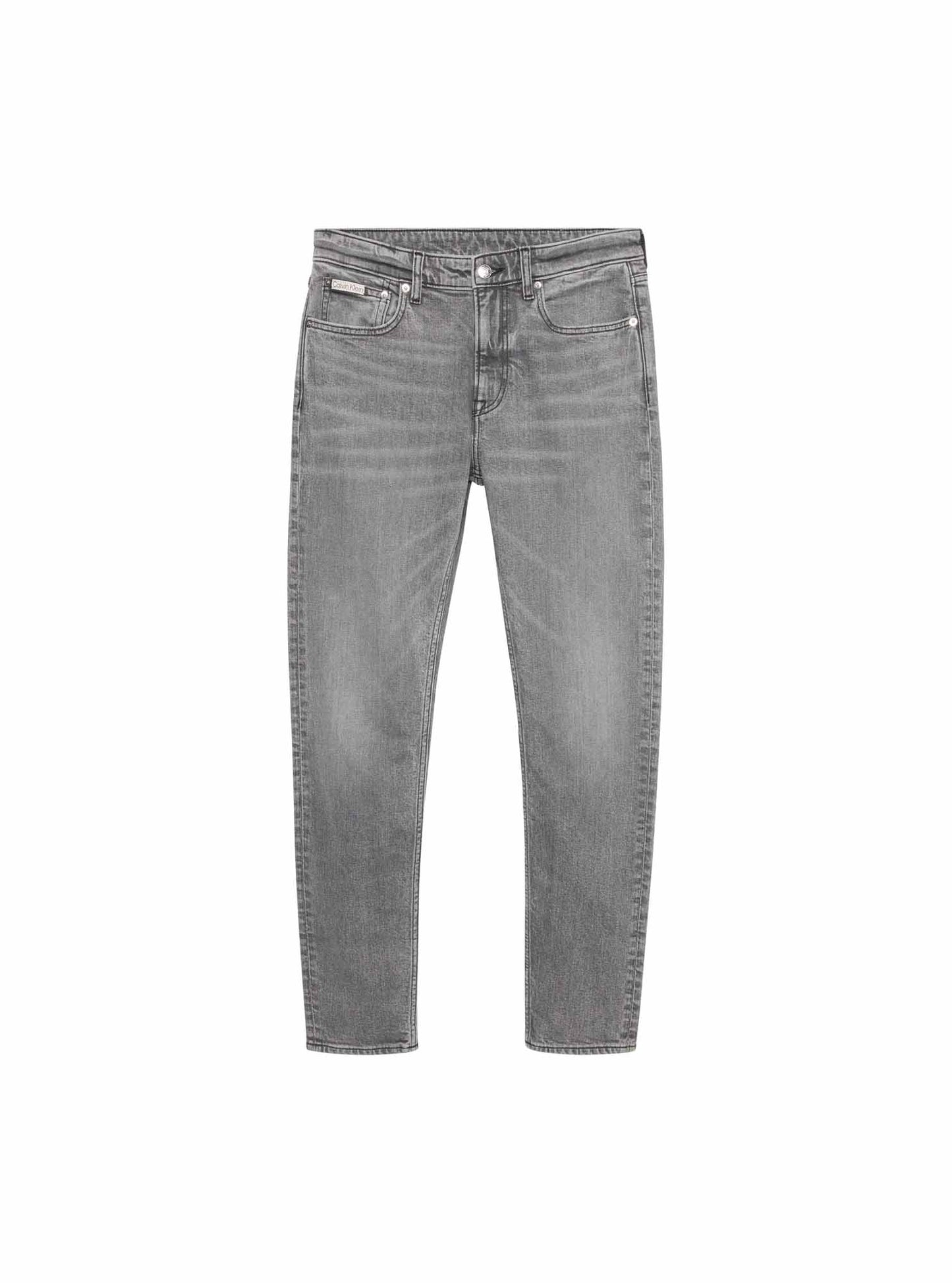 Calvin Klein Ck Taper Basalt, jeans da uomo grigi