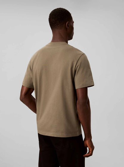 Calvin Klein CK 20'S Distressed, t-shirt maniche corte da uomo verde