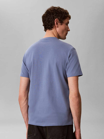 Calvin Klein Classic Monogram, t-shirt maniche corte da uomo blu