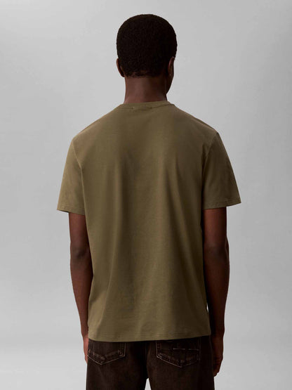 Calvin Klein Classic Monogram, t-shirt maniche corte da uomo verde