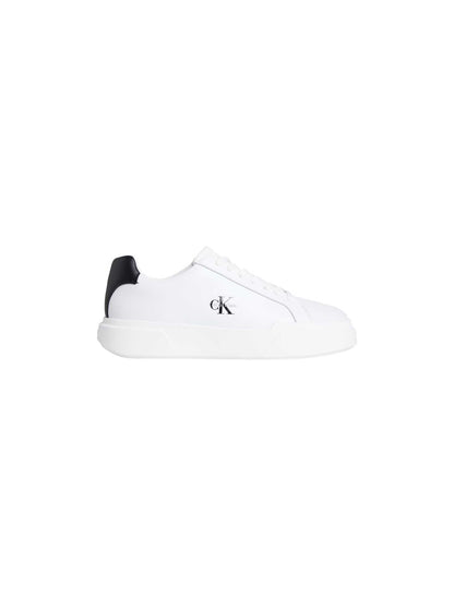 SNEAKERS BIANCO-ARGENTO CALVIN KLEIN CHUNKY CUPSOLE DA UOMO