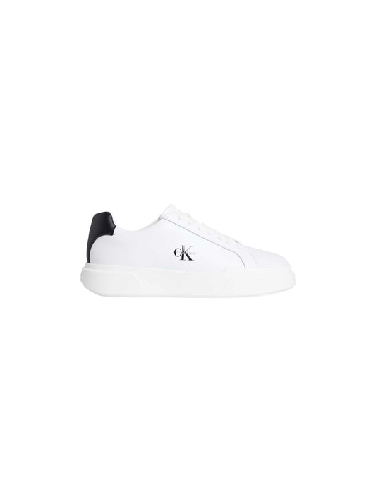 SNEAKERS BIANCO-ARGENTO CALVIN KLEIN CHUNKY CUPSOLE DA UOMO
