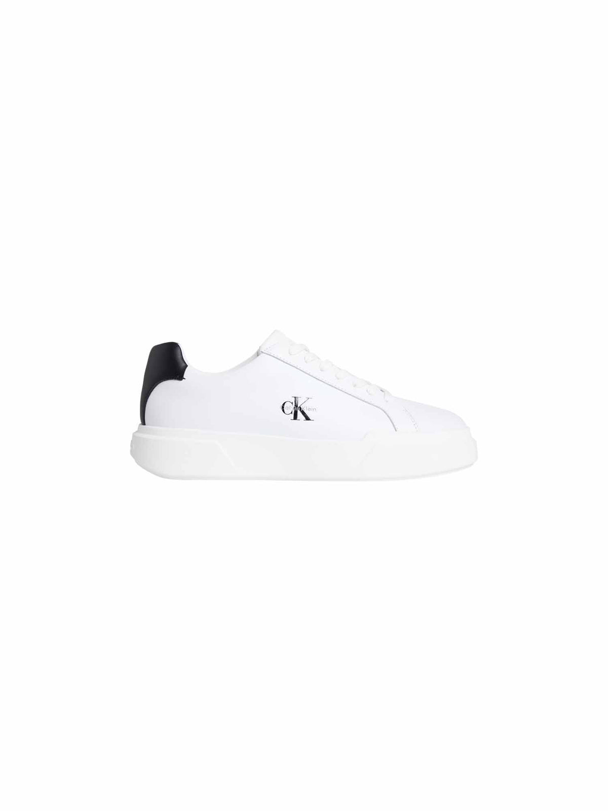 Ck chunky cupsole sneakers da uomo bianco-nero