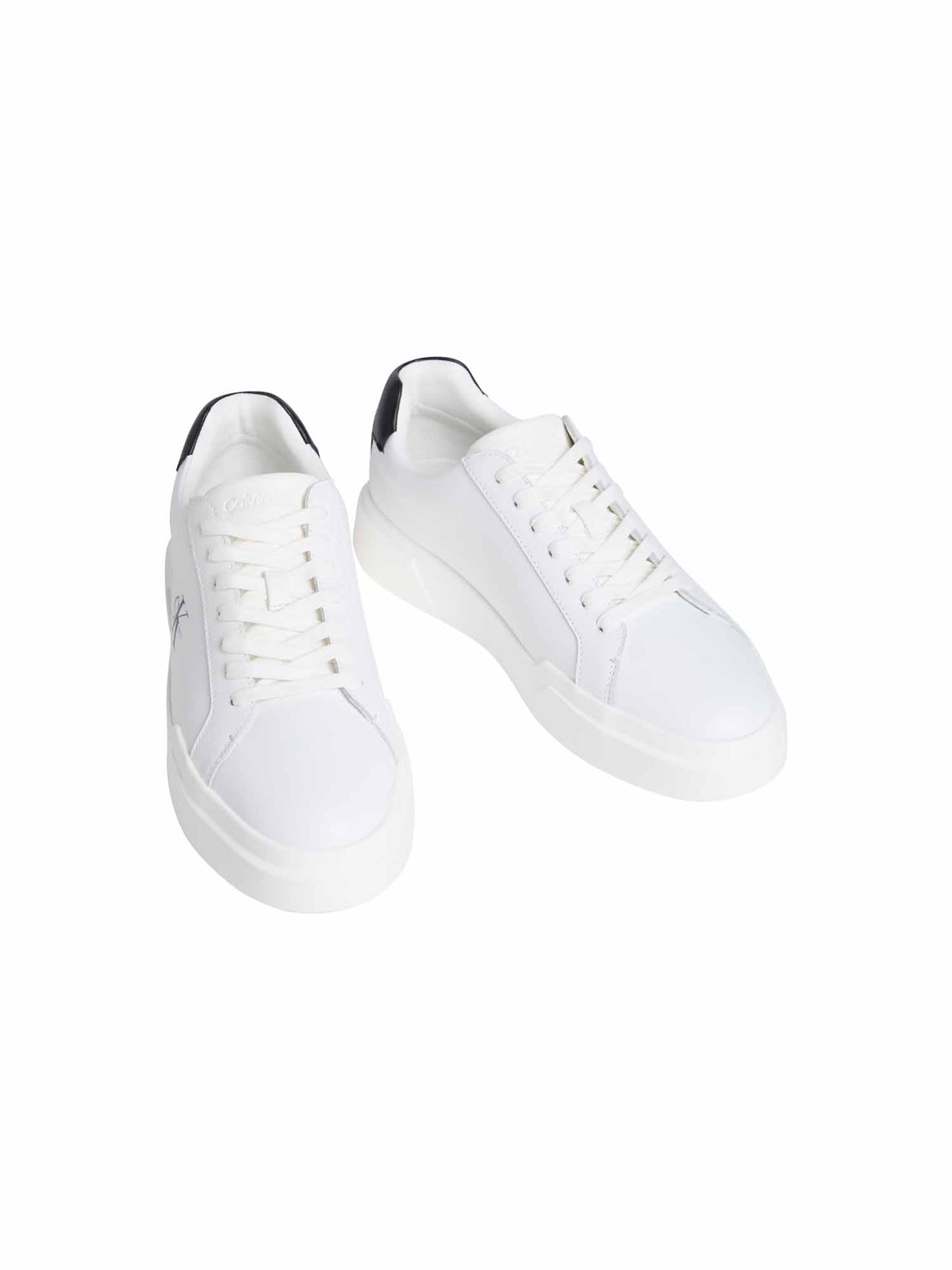 Ck chunky cupsole sneakers da uomo bianco-nero