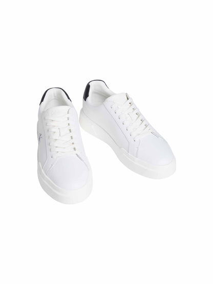 Ck chunky cupsole sneakers da uomo bianco-nero