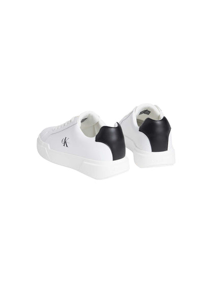 SNEAKERS BIANCO-ARGENTO CALVIN KLEIN CHUNKY CUPSOLE DA UOMO