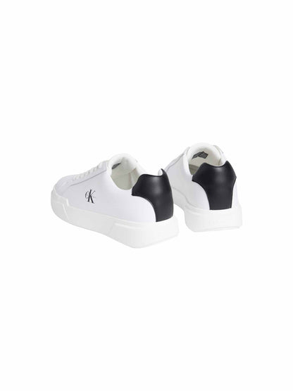 Ck chunky cupsole sneakers da uomo bianco-nero