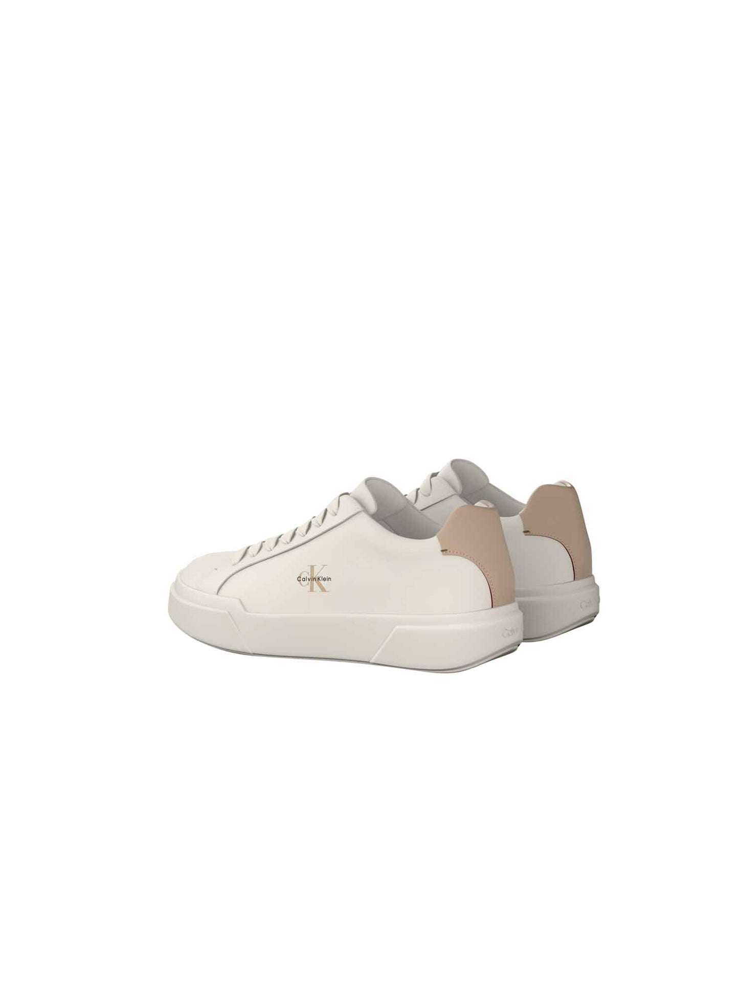 Calvin Klein CK Chunky Cupsole, sneakers da uomo panna