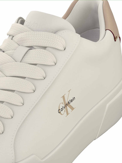 Calvin Klein CK Chunky Cupsole, sneakers da uomo panna