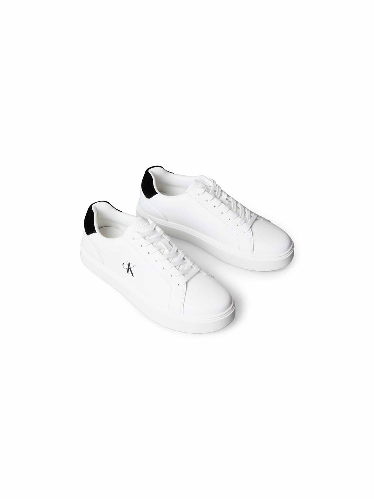 Ck classic cupsole sneakers da uomo bianco-nero