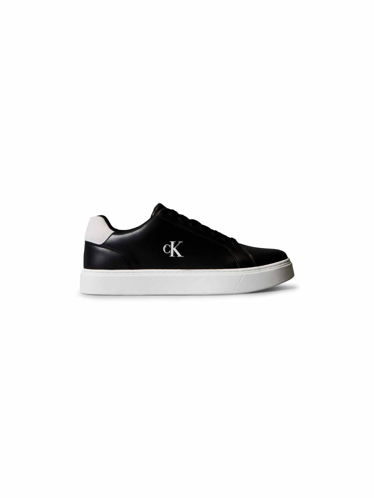 Ck classic cupsole sneakers da uomo nero-bianco