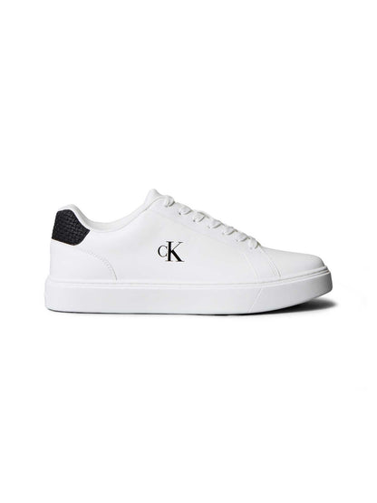 Sneakers Classic Cup Lace da uomo in pelle bianca