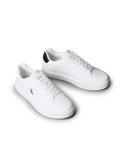 Sneakers Classic Cup Lace da uomo in pelle bianca