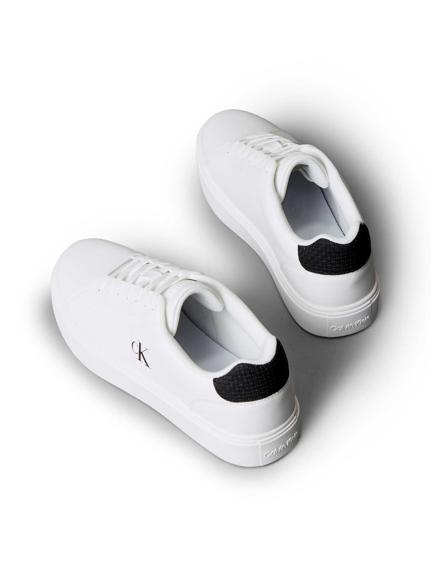 Sneakers Classic Cup Lace da uomo in pelle bianca
