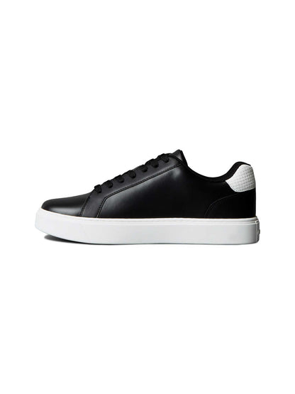 Sneakers Classic Cup Lace da uomo in pelle nera Calvin Klein