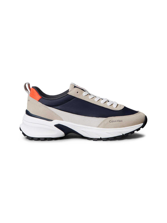 SNEAKERS BLU-BEIGE CALVIN KLEIN HIKE RUNNER DA UOMO