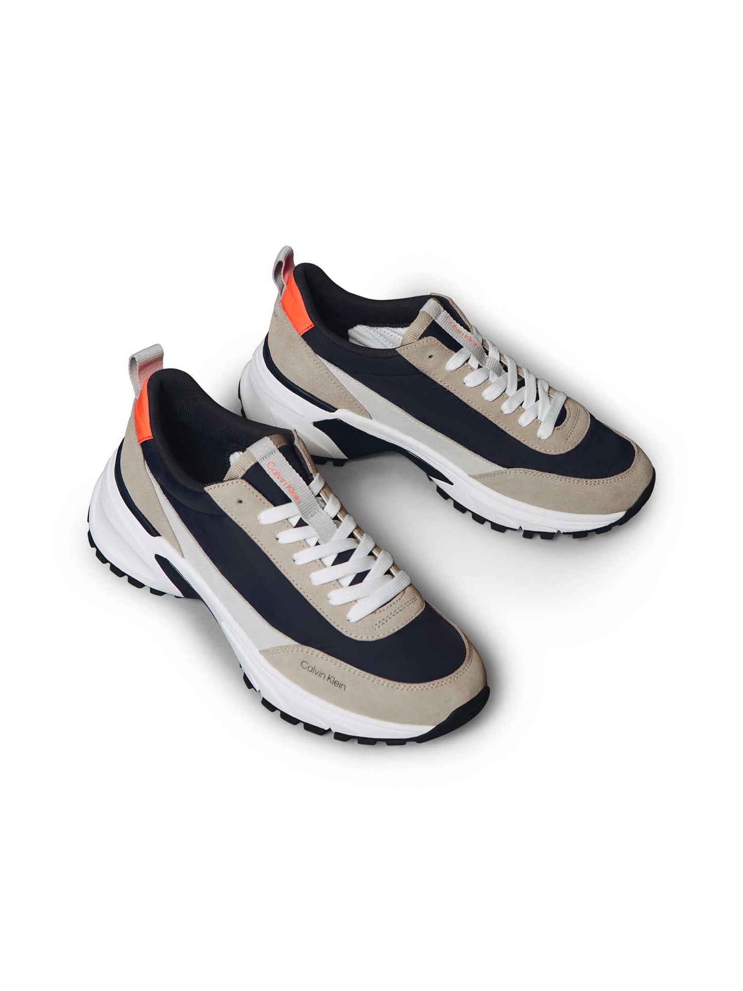 SNEAKERS BLU-BEIGE CALVIN KLEIN HIKE RUNNER DA UOMO