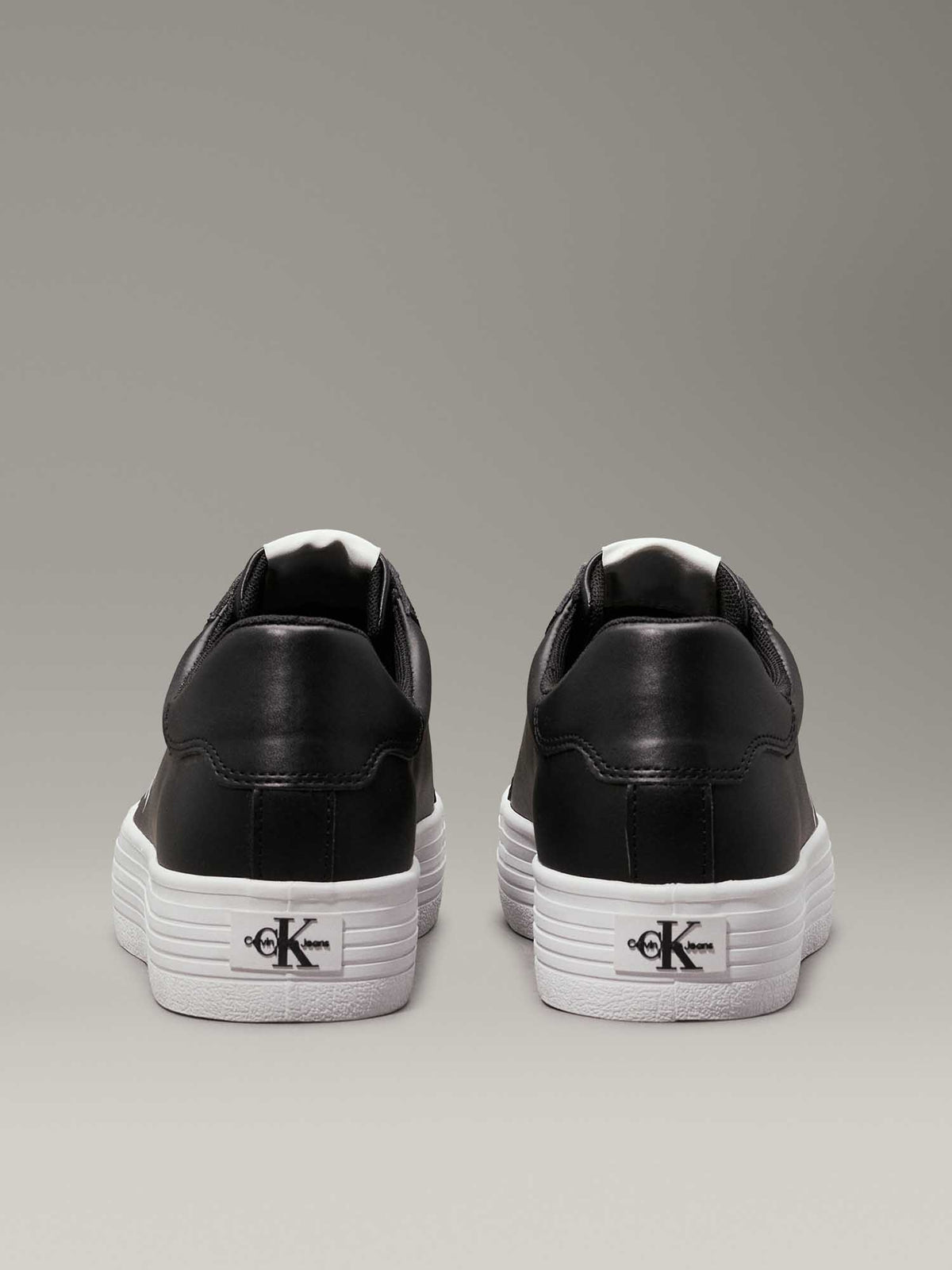 Ck vulc flatform sneakers da donna nero