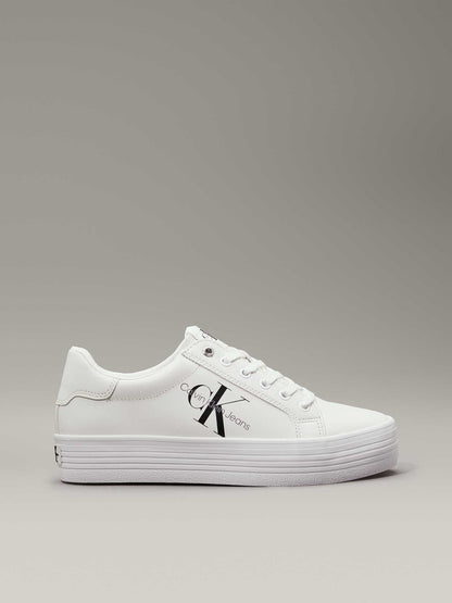 Sneakers Vulc Flatform bianche da donna, Calvin Klein casual