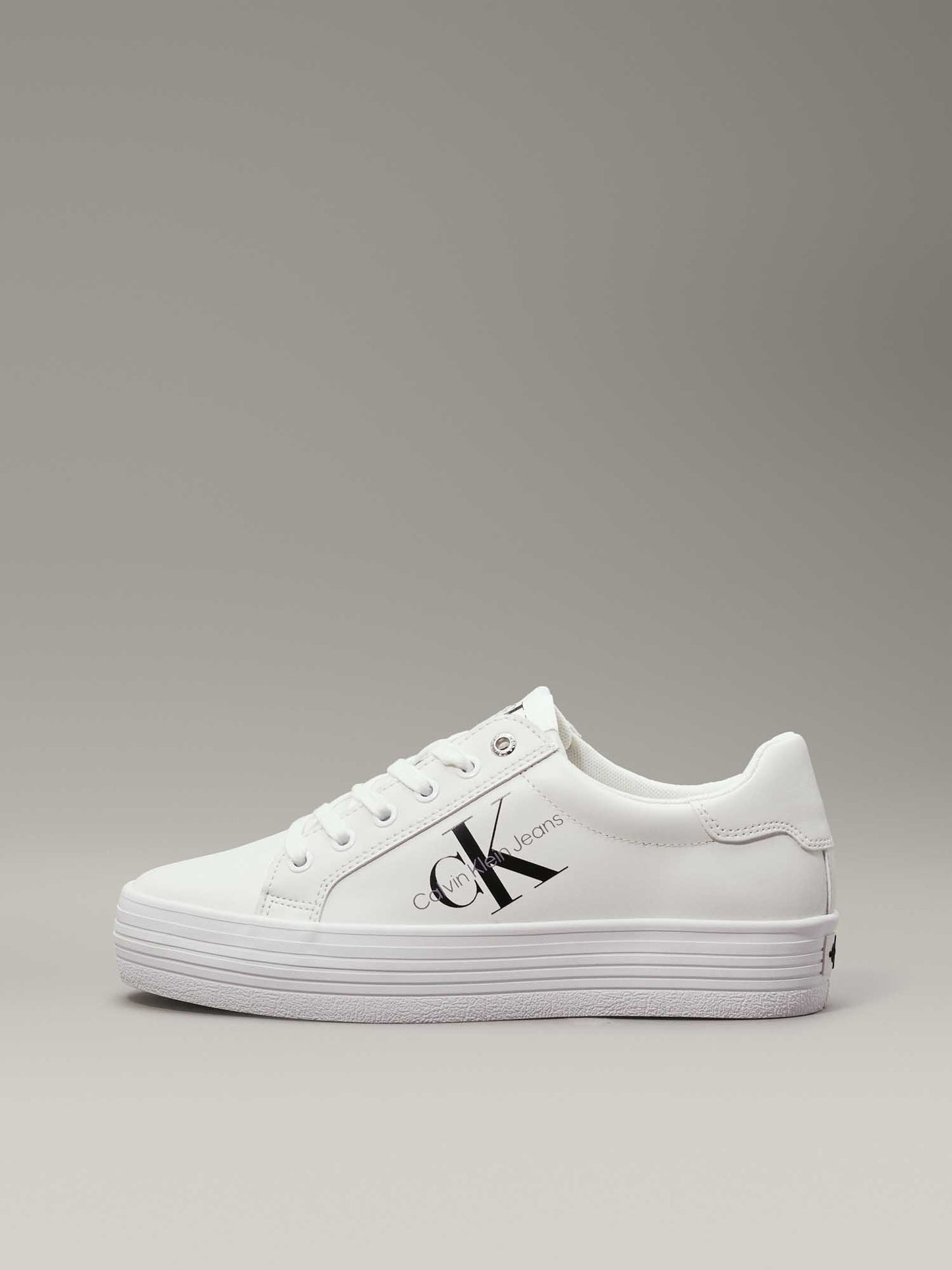 Sneakers Vulc Flatform bianche da donna, Calvin Klein casual