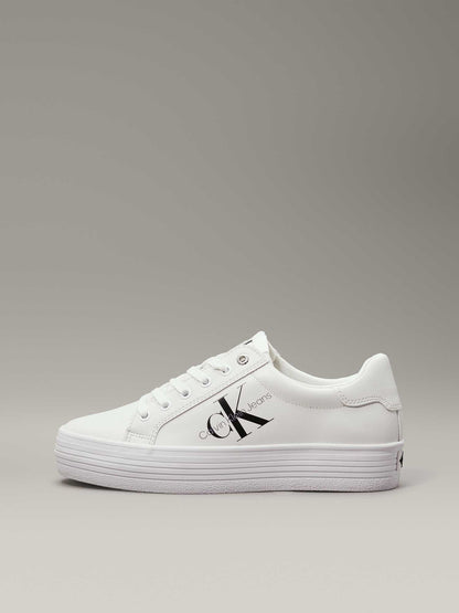 Sneakers Vulc Flatform bianche da donna, Calvin Klein casual