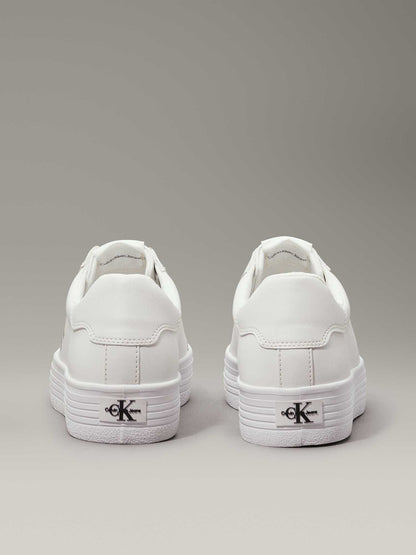 Sneakers Vulc Flatform bianche da donna, Calvin Klein casual