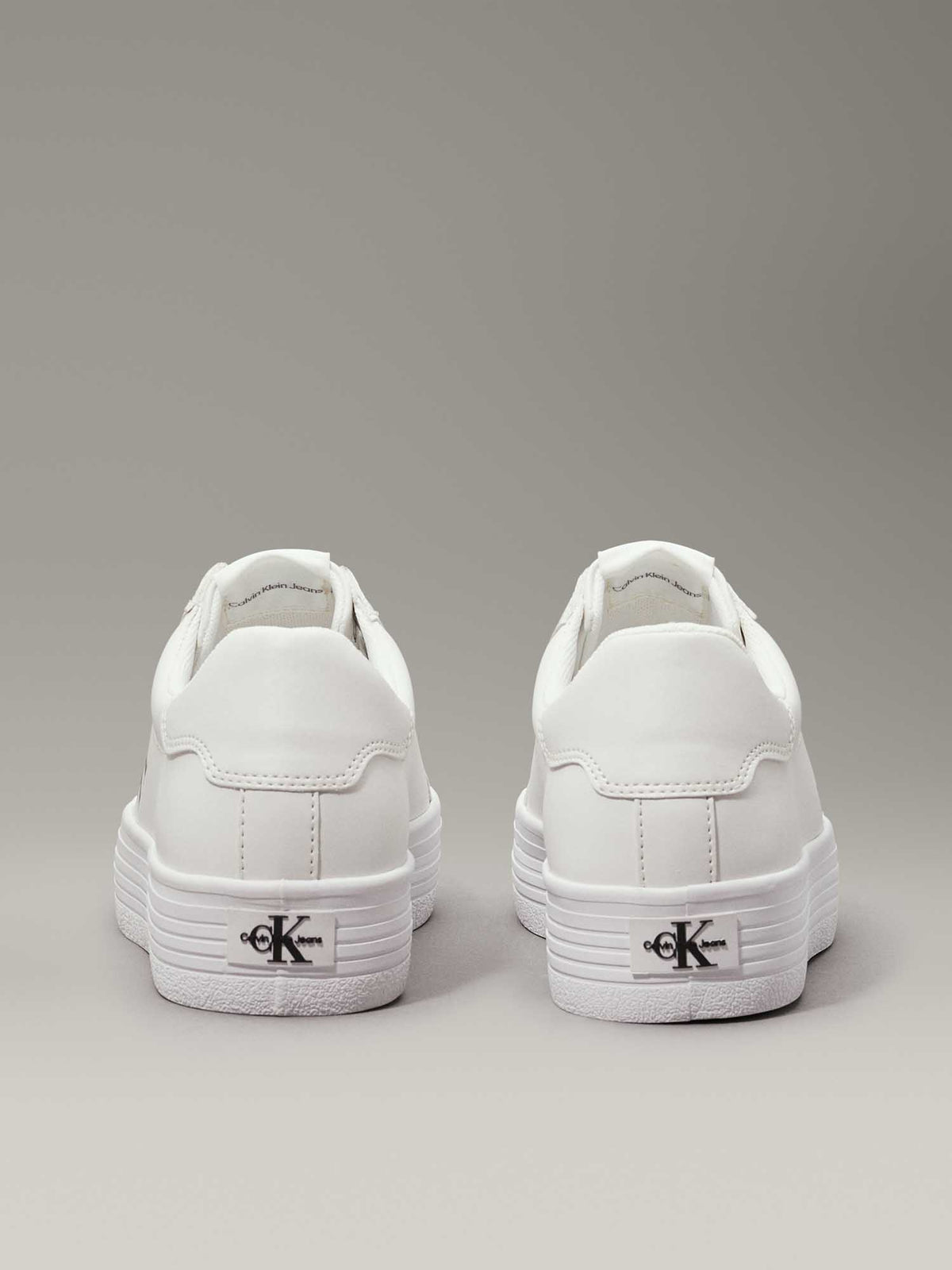 Ck vulc flatform sneakers da donna bianco