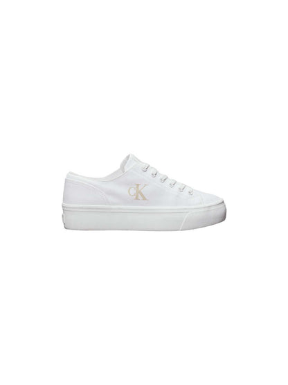 Ck vulc flatform low sneakers da donna bianco