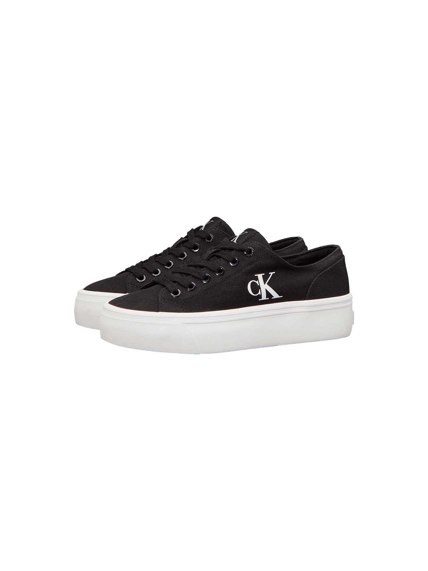 SNEAKERS NERA CALVIN KLEIN  VULC FLATFORM LOW DA DONNA