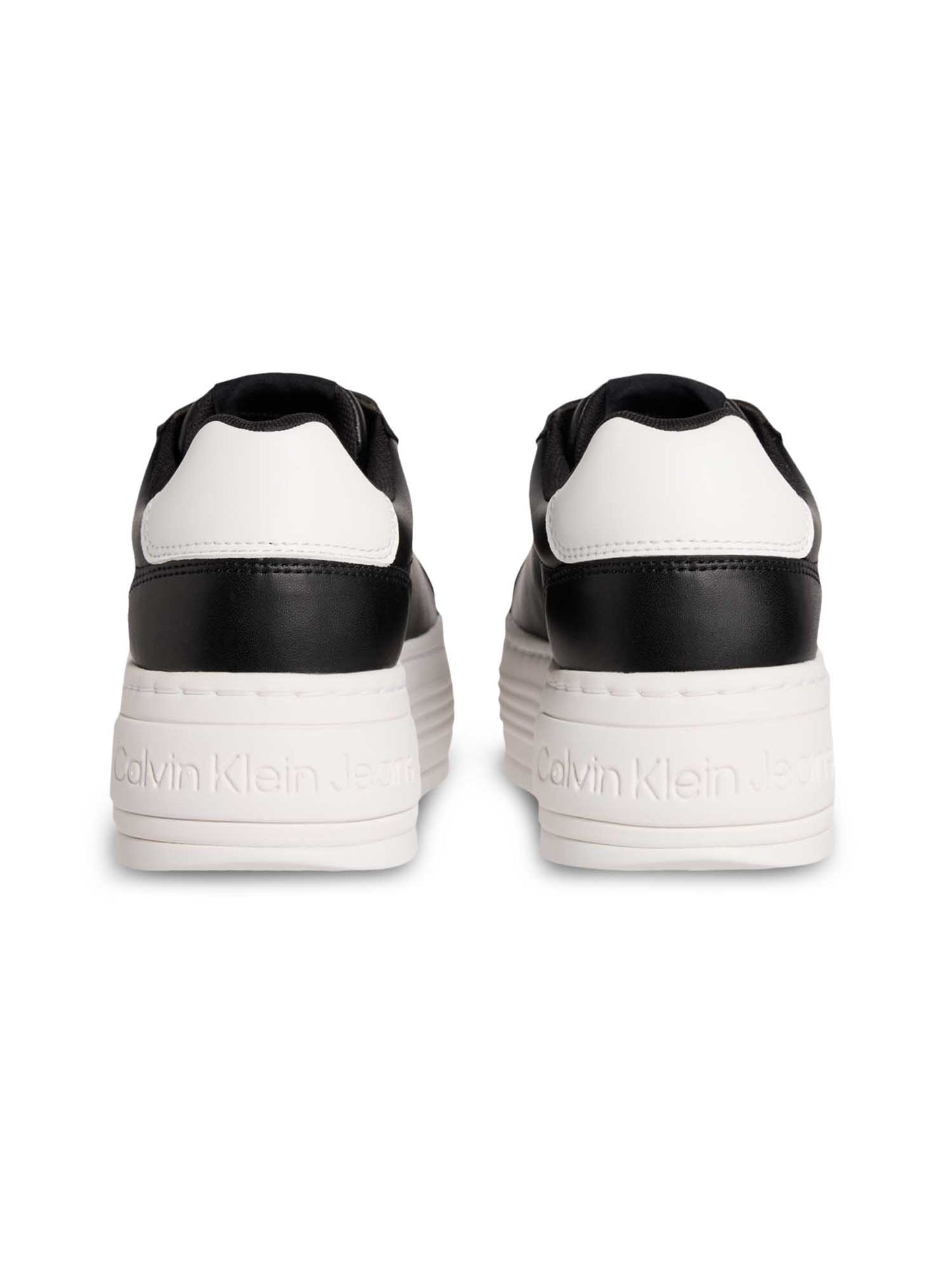 SNEAKERS BOLD FLATF LOW LACE LTH CALVIN KLEIN JEANS DA DONNA NERO