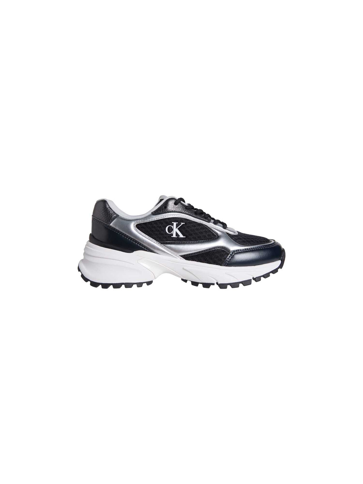 Ck hike runner lace sneakers da donna nero