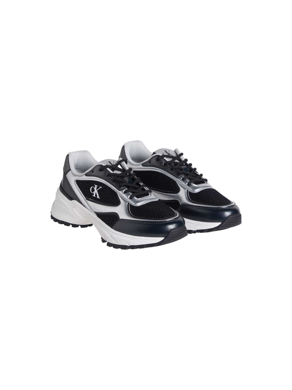 Ck hike runner lace sneakers da donna nero