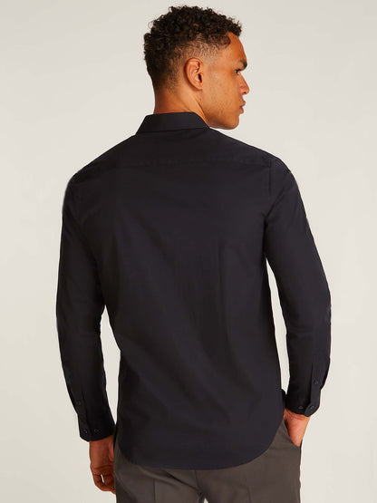 CAMICIA SLIM CALVIN KLEIN JEANS UOMO NERO