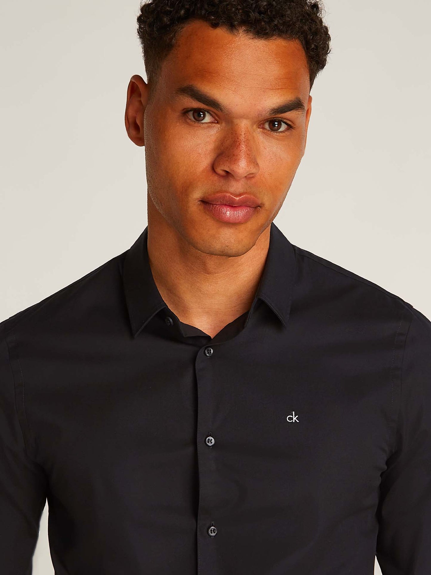 CAMICIA SLIM CALVIN KLEIN JEANS UOMO NERO