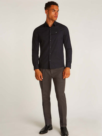CAMICIA SLIM CALVIN KLEIN JEANS UOMO NERO