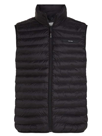 GILET TRAPUNTATO RIPIEGABILE CALVIN KLEIN UOMO NERO