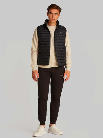 GILET TRAPUNTATO RIPIEGABILE CALVIN KLEIN UOMO NERO