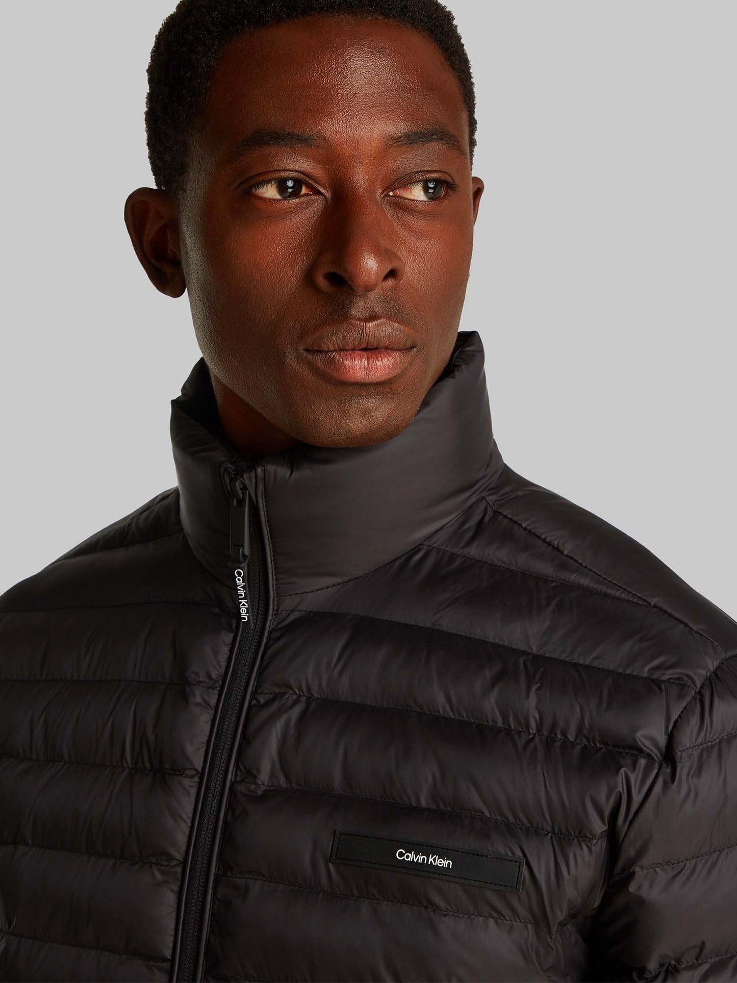 PIUMINO TRAPUNTATO CALVIN KLEIN UOMO NERO