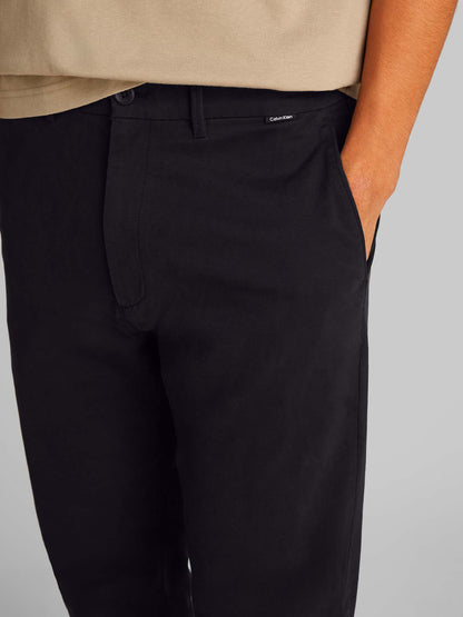 PANTALONE CHINO CALVIN KLEIN UOMO NERO