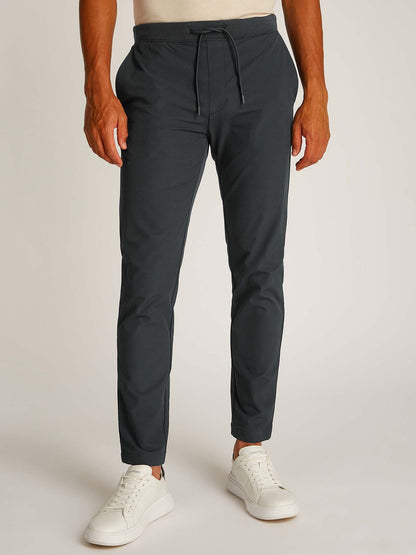 PANTALONE JOGGING STRETCH CALVIN KLEIN JEANS UOMO NERO