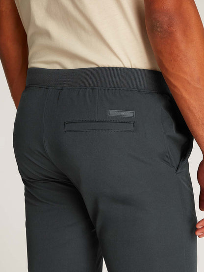 PANTALONE JOGGING STRETCH CALVIN KLEIN JEANS UOMO NERO