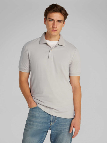 POLO THERMO TECH PIQUE CALVIN KLEIN JEANS UOMO BEIGE